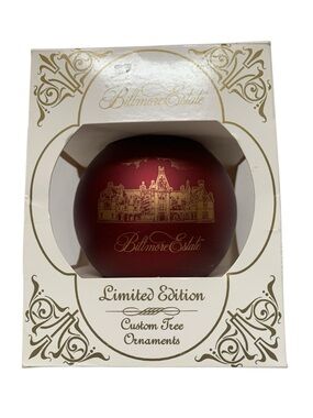 Biltmore Estate Limited Edition Collectible Ornament In Box